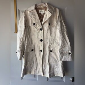 Banana Republic mid-length trench coat size M